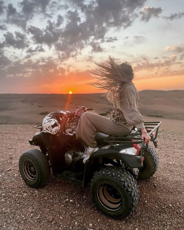 Sunset Magical in Desert Agafay